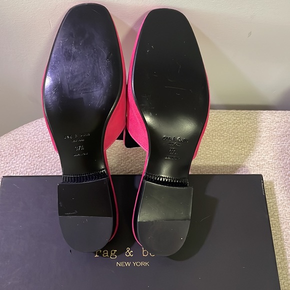 Rag And Bone Peony Suede Mules - Picture 2 of 5